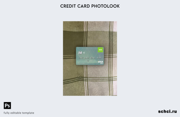 цифровая загрузка Латвия SEB Bank Visa дебетовая карта фотообраз переднего шабло